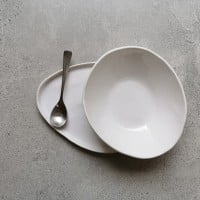 Bol sur assiette
