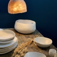 Photo Beige & Bleu