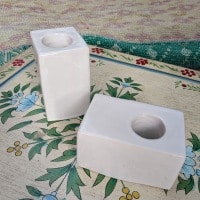 Bougeoirs cubes