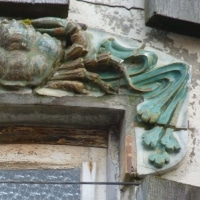 Céramiques de la villa Alexandre avant démontage