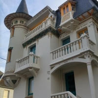 Façade villa Alexandre Le Troquet Paris Plage