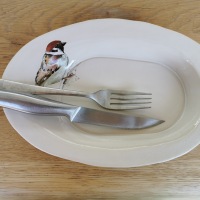 Assiette vue de haut