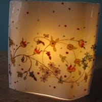 Lampe fleurie