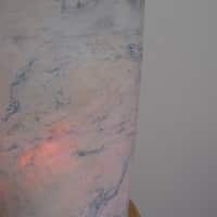 Veilleuse en porcelaine marbree