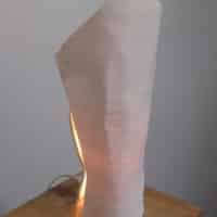 Lampe en porcelaine mat