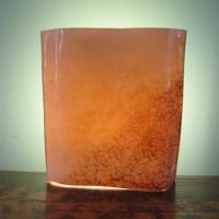 Lampe en porcelaine imprimée