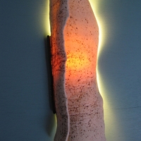 Applique en porcelaine brute