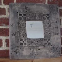 Miroir Ciré gris