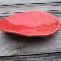 Coupe plate rouge