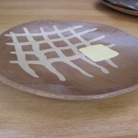 Plat en gres pain d'épices