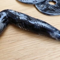 Poignée de porte noire