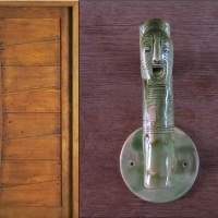 Poignée de porte verticale