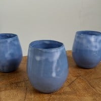 Tasses à expressos bleues