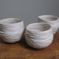 Bols en grès Blancs