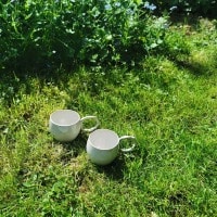 Tasses à café rondes