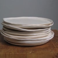 Assiettes blanches