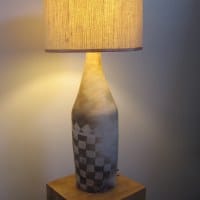 Lampe damier allumée
