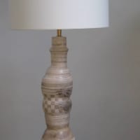 Lampe mécano beige