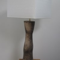 Lampe à motif carré noueuse