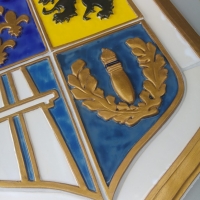 Gros plan du blason